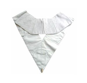 Collar de 28.º Grado del Rito Escocés Hecho a Mano, Satén Blanco con Ojo que Todo lo Ve, Regalia Masónica, Regalia Ceremonial con Bordado - Product Image 2