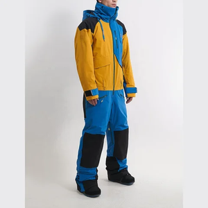 Traje Deportivo Impermeable y Cortavientos para Hombre, Sudadera con Capucha para Esquí, Ropa Deportiva, Ropa de Safari, Sudadera con Capucha de Forro Polar para Esquí y Nieve, Color Gris Camuflaje - Product Image 5