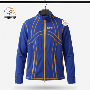เสื้อแจ็คเก็ตเลตเตอร์แมน Sigma Gamma Rho ผ้าขนสัตว์หนาน้ำหนักมาก ระบายอากาศได้ดี สำหรับทุกฤดู - Product Image 4