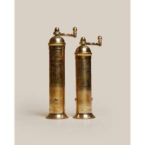 Moulin à poivre en laiton en stock pour accessoires de cuisine domestique, prix direct usine, salière et poivrière, moulin européen - Product Image 2