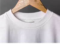 T-shirt décontracté pour homme, 100% coton, col rond, manches longues, couleur unie, avec logo personnalisé, 180g, modèle 2025, neuf