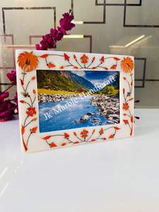 Marco de Fotos de Mármol de Alta Calidad con Incrustaciones Perfectas, Decoración para el Hogar, Precio al por Mayor Disponible - Product Image 2