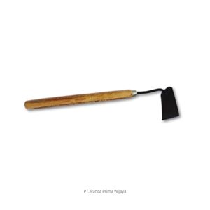 Mini houe de jardin en acier épais de haute qualité, outil de désherbage de 8 cm, manche en bois de 35 cm, cultivateur manuel pour le jardinage et l'agriculture - Product Image 4