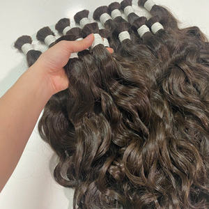 Precio de fábrica cabello a granel cabello crudo vietnamita cabello humano dibujado doble calidad superior estilo recto ondulado Natural - Product Image 4