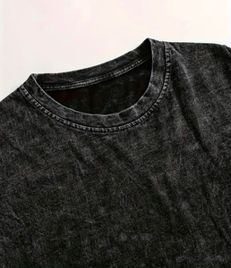 T-shirt vintage pour homme, style streetwear, effet délavé, coupe ample, coton premium, style décontracté moderne - Product Image 5