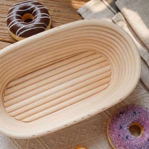 Cestas Ovaladas para Pan de 25 cm, Cestas de Mimbre Hechas a Mano para Fermentación, Cestas Ecológicas para Hornear, Fábrica en Vietnam - Product Image 2