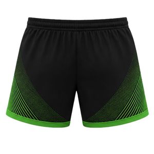 Pantalones Cortos de Lacrosse Sublimados en Negro y Verde para Hombre, Ropa Deportiva de Entrenamiento, Uniforme de Equipo Atlético, Ropa para Juegos, Competición al Aire Libre - Product Image 2