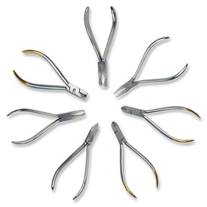 Cortador de extremos distales de mango largo con punta TC, corte al ras, agarre seguro, de acero inoxidable, para uso quirúrgico, instrumento dental y de ortodoncia, cortador de alambres - Product Image 1