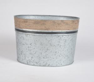 Grande boîte ovale créative en fer galvanisé faite à la main de quantité minimale de commande bas Fabricant de baignoire en sperme Vente en gros directe d'usine - Product Image 1