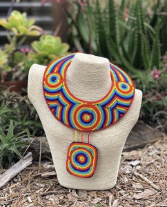 CRYSTAL CRAFTWomen Fashion Jewelry Wholesale Seed Beads High Quality Beads European and African Hip Hop Gift Trendy Necklaces - Product Image 2