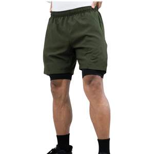 Pantalones Cortos Deportivos Personalizados al por Mayor para Hombre, de Secado Rápido, para Entrenamiento, Running, Gimnasio, Transpirables, Ropa Deportiva Informal - Product Image 2