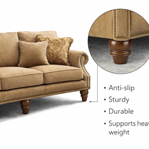 Decorative Turned Wooden Furniture Leg Solid <b>Wood</b> Sofa Table Cabinet Replacement Leg Strong Stable Durable - Product Image 2