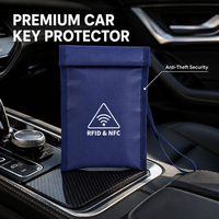 Sac Faraday ignifuge personnalisé, blocage de signal à 100 %, étui pour clé de voiture, pochette de protection RFID, sacs et étuis à usage spécial