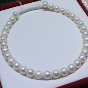 ขายส่งโดยตรงจากผู้ผลิต สร้อยคอมุกอะโกย่าน้ำจืดสีเทา ขนาด 6-6.5 มม. ของแท้ สีลินิน รุ่นพื้นฐาน ขนาด 6-6.5 มม. - Product Image 4