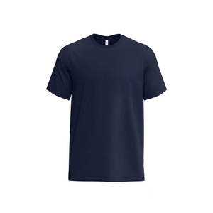 T-shirts pour hommes Next Level en tissu tri-mélange, col rond, manches courtes, coupe classique, décontractés, bleu marine - Product Image 1