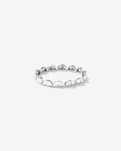 925 Silver Rhodium Plated Spike <b>Ring</b> Punk Style <b>Wedding</b> Band Women's Fine Jewelry - Product Image 4