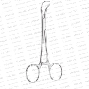 Pinzas para toallas Backhaus de 3-1/2″ (9cm) (14cm) de acero inoxidable con puntas afiladas superpuestas para draping quirúrgico - Product Image 6