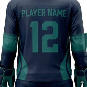Jersey de Hockey sobre Hielo Personalizado al por Mayor OEM |   Tela de malla transpirable |   Uniformes de Hockey con Logotipo, Uniformes de Hockey sobre Hielo OEM Directos de Fábrica - Product Image 5
