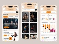 Application mobile de coaching sportif intelligent : réservation de coachs personnels, plans d'entraînement, conseils nutritionnels, suivi des progrès