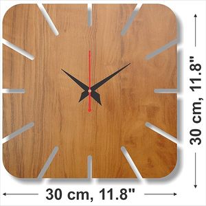 Handmade Wooden <b>Clock</b> Decorative Modern Wall <b>Clock</b> Affordable Wooden Home Styling Accessory - Product Image 2
