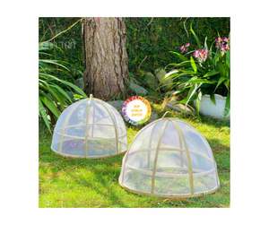 ฝาครอบอาหารลายไม้ไผ่สาน2025ดีไซน์ใหม่มีหลายขนาด/ดีไซน์ไม้ไผ่ชนะรางวัล: เต็นท์อาหารตาข่ายส่งออกจากเวียดนาม - Product Image 5