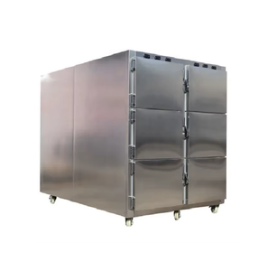 Congélateur mortuaire vertical Labycare SKSSMC6, 6 corps, plateaux coulissants en acier inoxydable, contrôle numérique, conception personnalisable OEM - Product Image 1