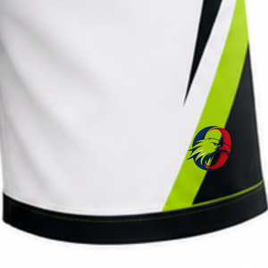 Pantalones Cortos de Voleibol Blancos y Verdes, Ropa Deportiva de Alto Rendimiento, Uniforme de Competición para Equipos, Ropa de Entrenamiento con Diseño Lateral en Contraste - Product Image 6