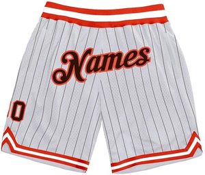Shorts de basketball jaunes imprimés de haute qualité, durables, 100 % polyester, respirants, antibactériens, toutes saisons, personnalisables pour équipe - Product Image 1