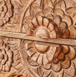 โต๊ะข้างเตียงไม้เนื้อแข็งทันสมัย พร้อมตู้เก็บของและดีไซน์แบบเปิด แกะสลักด้วยมือ เฟอร์นิเจอร์ห้องนอนอเนกประสงค์ ปรับแต่งสีได้ - Product Image 5