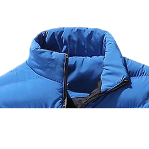Veste d'hiver décontractée pour homme, avec poches, personnalisable OEM, imprimée, écologique, en polaire 300g, matelassée, col montant, logo frontal, grandes tailles - Product Image 6