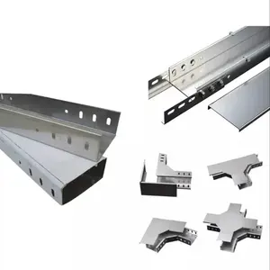 HDG Low Price Aluminum Steel Cable Tray Stainless Steel Wire Mesh Cable Tray Zinc Aluminium Magnesium Perforated Cable Tray
