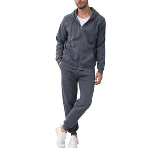 AGNI INDUSTRY 350GSM OEM High Quality 100% Cotton Printed Unisex Men's Sporty Autumn <b>Skinny</b> <b>Fit</b> Custom <b>Jogger</b> Set Pullover - Product Image 4