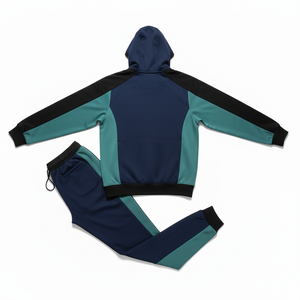 Factory High Quality Men's Soccer Training Tracksuit 100% Polyester Sublimated Custom Team/Player Names Front Short Breathable - Product Image 2