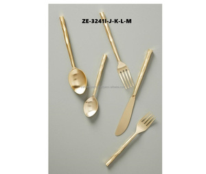 Juego de Cubiertos de Acero Inoxidable Hechos a Mano con Acabado Espejo, Estilo Americano Minimalista, Vajilla Elegante de Primera Calidad para Regalo - Product Image 1
