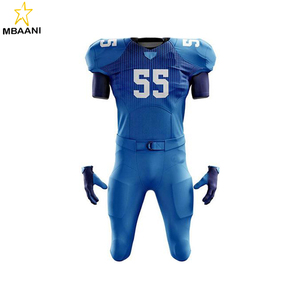 Men's American Football Uniform Stretch Football Practice Jersey, Athletic Football <b>Shirt</b> - Product Image 1