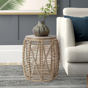 Table d'extrémité supérieure en bois massif pour meubles de salon - Product Image 3
