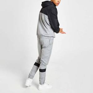 Conjuntos Deportivos para Hombre, Ropa Deportiva con Capucha, Chaqueta Cortavientos Sólida con Logotipo Personalizado, Chaqueta Cortavientos de Dos Piezas y Pantalones Jogger - Product Image 2