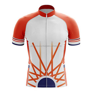 Maillots de cyclisme personnalisés, coupe compressive, respirants, durables, séchage rapide, coupe-vent, légers, pour garçons - Product Image 5