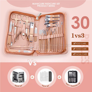 Premium Stainless Steel Manicure & <b>Pedicure</b> Kit Complete Set with Durable <b>Tools</b> and Convenient Carrying Case - Product Image 2