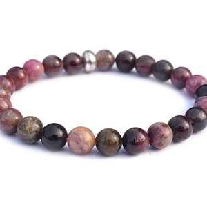 Pulsera de turmalina múltiple, cristal curativo Natural, piedra de Chakra Reiki - Product Image 1