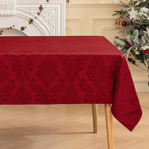 Manufacturer Wholesale Cotton Linen Tablecloth Woven Plain Lace White Dust Proof Eco Friendly Coffee <b>Table</b> <b>Cover</b> - Product Image 5
