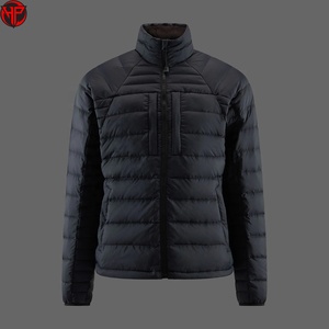 Chaqueta Acolchada para Hombre, con Capucha, Alternativa al Plumón, Abrigo de Invierno Transpirable y Ligero, Chaqueta de Burbujas con Logotipo Personalizado OEM - Product Image 2