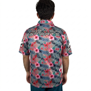 เสื้อยืดลำลองผู้ชายแบบซับลิเมชั่น พิมพ์ลายทั่วตัว แขนสั้น ดีไซน์น้ำหนักเบา สำหรับฤดูร้อน เสื้อผู้ชายแบบซับลิเมชั่น - Product Image 2