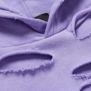 Novedad: Sudaderas con Capucha Cortas de Algodón con Diseño Personalizado, Logotipo, Estilo Hip Hop Vintage, Lavado a la Piedra, Bordado Desgastado, para Invierno - Product Image 4