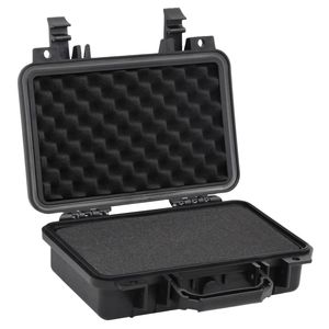 Valise de transport portable noire en PP 11,8"x8,7"x3,9" pour appareil photo et équipement vidéo - Product Image 3