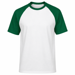 T-shirts Raglan Personnalisés Homme Manches Longues Style Baseball Coton Polyester OEM ODM T-shirt Raglan Premium Unisexe Décontracté Manches Longues - Product Image 1