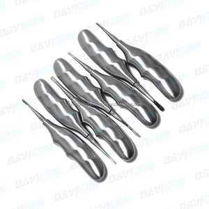Ensemble d'élévateurs radiculaires en acier inoxydable de haute qualité avec poignée anatomique, instruments chirurgicaux pour l'extraction dentaire - Product Image 4