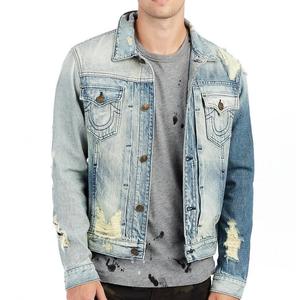 Men's Relaxed Fit Oversized Denim Jacket-Eco-Friendly & Quick Dry Party Ready Classic Retro Style - Product Image 5