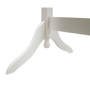 Espejo de pie con marco blanco y base, diseño minimalista, perfecto para habitación personal y uso diario, espejo de la India - Product Image 5