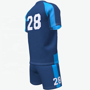 Tenue de football en mesh léger personnalisable avec logo d'équipe, maillot et short, vêtements de sport respirants pour clubs - Product Image 4